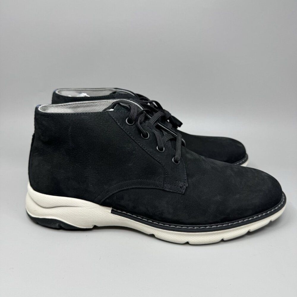 Florsheim Mens Frenzi Black Lace-Up Chukka Boots 8M  New